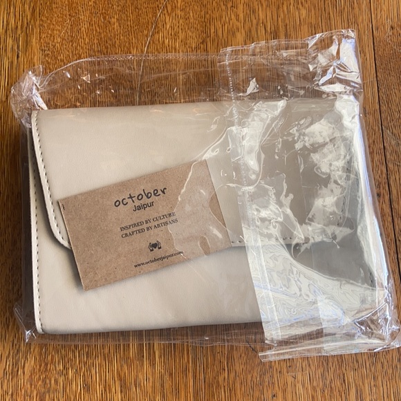 New October Jaipur Vegan Leather Envelope Clutch - Picture 3 of 4